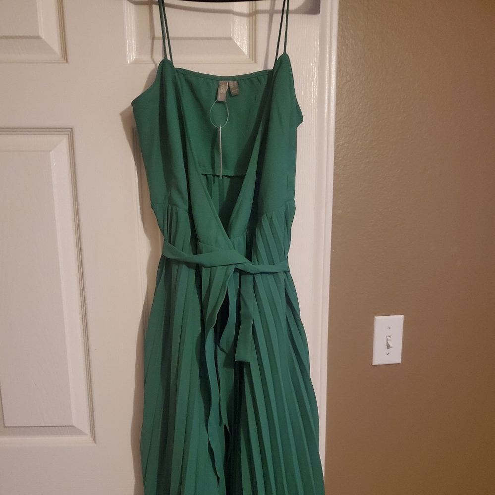 ASOS Green wrap dress